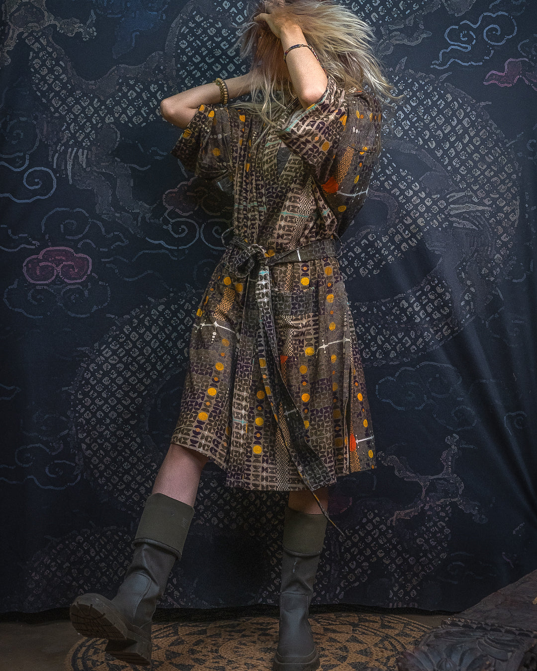 Classic Kimono / Chinese Silk - Raw Slub KINGCACAO